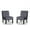 Grey, variant on Accent Chairs Reese Mid Century Modern Accent Chairs Set of 2 with Minimalist Design, Elegant Velvet Upholstery and Solid Wood Legs, Ideal for Living Room or Bedroom, Rose,Fabric Accent Chairs