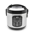 thumbnail image 1 of Aroma Professional Stainless Steel 8 Cup Rice Cooker & Food Steamer, Silver, 1 of 4