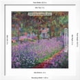 thumbnail image 3 of The Artist's Garden At Giverny, c.1900, Botanical Framed Art Print Wall Art by Claude Monet, 3 of 6