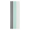 thumbnail image 1 of GoSili Straws, Standard 6pk, Charcoal/Mint/Frost, 1 of 9