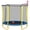 Yellow with Basketball Hoop, variant on 5.5ft Kids Mini Trampoline without Basketball Hoop, Safety Enclosure Net, U-Shaped Stable Legs & Foam Padded Poles, Indoor Outdoor Toddler Trampoline, Pink