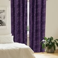 thumbnail image 2 of Ambesonne Abstract Curtains, Purple Toned Dots, Pair of 28"x63", Dark Purple Fuchsia, 2 of 5