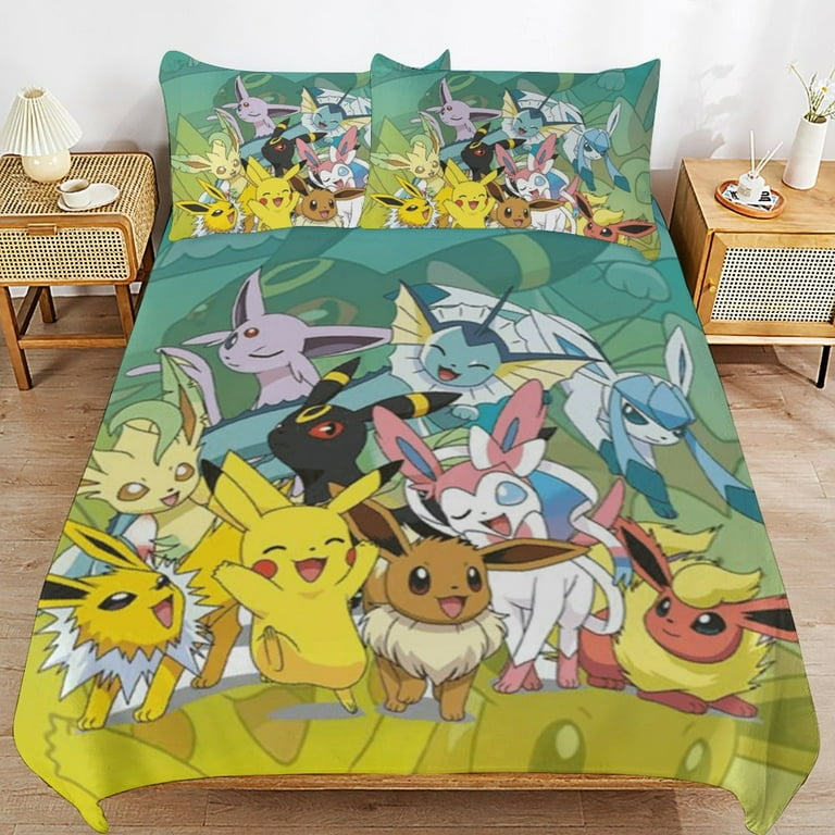 Queen Size Bedding Sets Pokemon Bedding Set for Kids Pokemon Merch