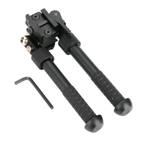 FYBTO V8 360-Degree Adjustable Precision Bipod Stand for Hunting Rifle 6-9inch Black-090503
