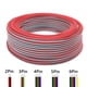 thumbnail image 2 of Cable de alambre LED de 5 m/10 m/50 m/100 m 22 AWG de 2 pines/3 pines/4 pines/5 pines/6 pines para tiras de luces LED WS2812B WS2811 5050 2835 5730, 2 of 5