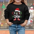 thumbnail image 2 of Grand Enfant Chandail à Capuchon Garçon Grand Chandail à Capuchon Enfants Chandail Confortable Femme Chat Cordon de Serrage Noël Enfants Manches Longues Col Rond Chandails en Molleton Imprimé Lettre Léger Chandails en Molleton Blouse T Noir 9-10 Ans, 2 of 6