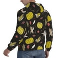 thumbnail image 6 of Lsque yellow Pumpkin Corn Pattern Casual Men's Hoodie,Hooded Sweatshirt with Kangaroo Pocket,Pullover Hoodie-Medium, 6 of 7