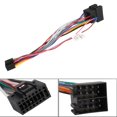 thumbnail image 4 of 16 Pin Plug Cable Wire Harness Adaptor Car Stereo Radio Car Wire Cable Adapter For ALPINE ISO Standard Connector Adapter, 4 of 4