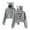 Grey-HL12250, variant on Anyma Tour 2024 Hoodie Womens Girls Cat Ear Sweatshirts Hip Hop Short Hooded Pullover Crop Top