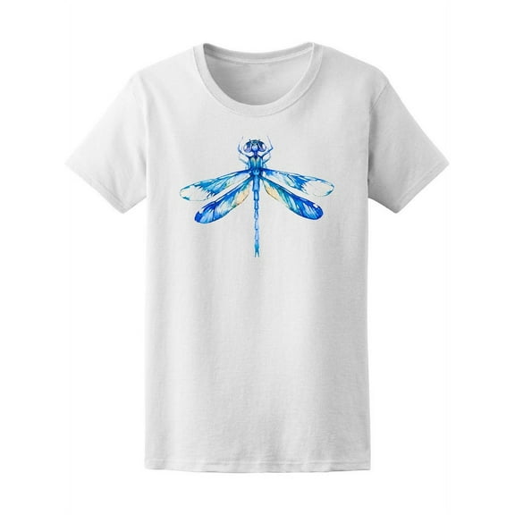 Amazing Watercolor Dragonfly T-Shirt Women -Image by Shutterstock, Female Small