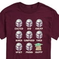 thumbnail image 3 of Star Wars - The Mandalorian Moods - Men's Short Sleeve Graphic T-Shirt, 3 of 5