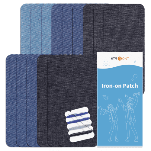 HTVRONT Iron on Patches for Clothing Repair, 15 PCS Denim Patches for
