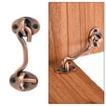 thumbnail image 6 of Uxcell 6 inch Hook and Eye Latch Barn Door Lock Stainless Steel, Copper Tone, 6 of 7