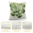 thumbnail image 4 of HENGT  Green Plant Throw Pillow Covers Decorative Green Succulent Leaves Square Pillow Cases Farmhouse Spring Green Plants Cushion Covers for Sofa Couch Home Decoration, 4 of 5