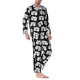 thumbnail image 2 of Naloa Cool Car Men’s Pajamas Set - Long Sleeve Button Down Sleep Shirt and Pajama Bottoms Sleepwear Set-Large, 2 of 7