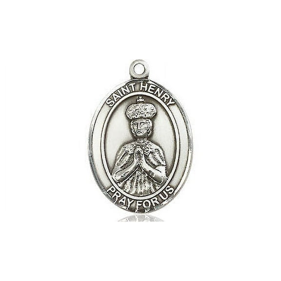 Extel Medium Oval Pewter St. Henry II Medal, Made in USA