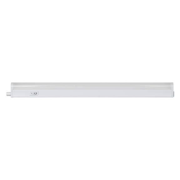 F8816-30-1-Sunset Lighting-16 Inch 7W LED Under Cabinet   White Finish with Opal Glass
