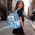 thumbnail image 5 of Yuyamidu Cute Penguin Backpacks for Kids 8-10 Blue School Bag Pretty Primary School Bookbag Lightweight Children Backpacks for School 17 Inch Book Bag for Boys Girls, 5 of 8
