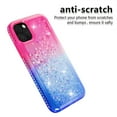 thumbnail image 3 of SOATUTO For iPhone 11 Pro 5.8" Case iPhone 11 Pro Glitter Case Sparkle Glitter Flowing Liquid Quicksand with Shiny Bling Diamond Women Girls Cute Case For Apple iPhone 11 Pro 5.8 inch - Pink+Blue, 3 of 6