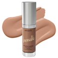 thumbnail image 1 of Mirabella Invincible For All HD Liquid Foundation - Maquillaje facial líquido de completa antienvejecimiento - Base hidratante y ligera para todo tipo de piel (embalaje original Mocha VI), 1 of 5
