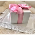 thumbnail image 1 of Pink & Rose Gold Grosgrain Ribbon 1 1/2 inch, 30 Yards, 10 Yards Per Roll, 3 Rolls | Double Face, 1.5 Inch, Finely Woven Premium Fabric Ribbon with Metal Trim | for Gifts, Party Favors, Baby Showers, 1 of 3