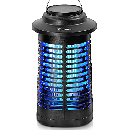 Safe and Effective 4200V Electric Mosquito Zapper for Outdoor Indoor Patio Garden Plug in Backyard Lanpuly Bug Zapper 18W Waterproof Insect Killer Electronic Light Bulb Lamp for Home 