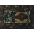 thumbnail image 1 of Ahgly Company Indoor Rectangle Persian Light Blue Traditional Area Rugs, 5' x 7', 1 of 4