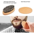thumbnail image 4 of Metta 6-in-1 Beard Grooming Kit for Beard Care - Includes Boar Bristle Brush, Comb, Sharp Scissors - Mens Grooming Kit Set With Gift Box and Beard Care E-book, 4 of 9