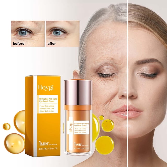Salud y Belleza, Cuidado Personal, Cremas para el Contorno de Ojos, Brillo de Ojos, Crema Reparadora de Ojos Antiedad con Péptido 5D 15 ml, crema para el contorno de ojos