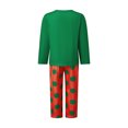 thumbnail image 3 of AIGUR Family Matching Christmas Pajamas Set Long Sleeve Tops with Dot Print Pants, 3 of 10