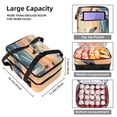 thumbnail image 3 of Seagull Double Layered Insulated Lunch Bag with Two Compartments and Large Capacity - 7.1x11.4x16.1 Inches Hand-Carry Refrigerated Meal Bag, 3 of 6