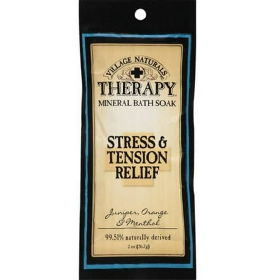 Village Naturals Aches   Pains Tension Relief Bath Soak 2 oz (Pack of 4)