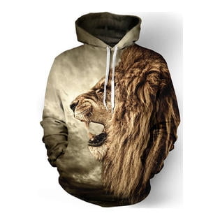 hoodie with lion head