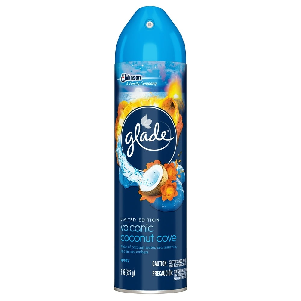 Glade Room Spray Air Freshener, Volcanic Coconut Cove, 8 oz Walmart
