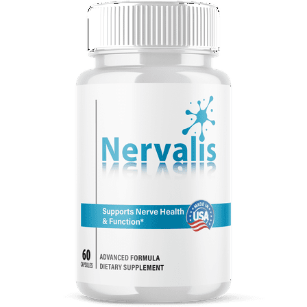 Nervalis Advanced Nerve Health Support Pills Natural Vitamin Supplement 60 Capsules