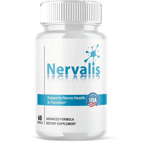 Nervalis Advanced Nerve Health Support Pills Natural Vitamin Supplement 60 Capsules