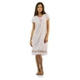 thumbnail image 4 of Casual Nights Women's Flowery Short Sleeve Nightgown, 4 of 4