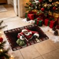 thumbnail image 4 of Zynviq Santa Claus Area Rugs 23.6" X 15.7" Christmas Throw Rug Polyester Red Washable Rectangular Small Rug for Bedroom, 4 of 6