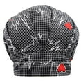 thumbnail image 5 of Multicolor Satin-Lined Scrub Cap with with Ponytail Pocket Polyester with Sweatband Adjustable Unisex Men Women Tie Back Hat Nurse Surgical Caps One Size, 5 of 7