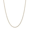 thumbnail image 1 of 14K Rose Gold 1.8mm Diamond Cut Rope Chain 30 Inch, 1 of 5
