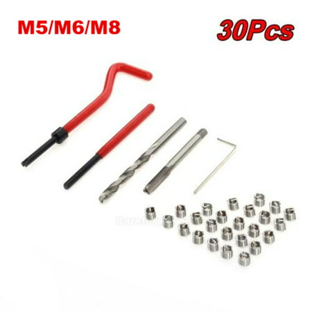 30Pc M5/M6/M8 Helicoil Set Tool Metric Thread Repair Insert Kit High Speed (Best Jpeg Repair Tool)
