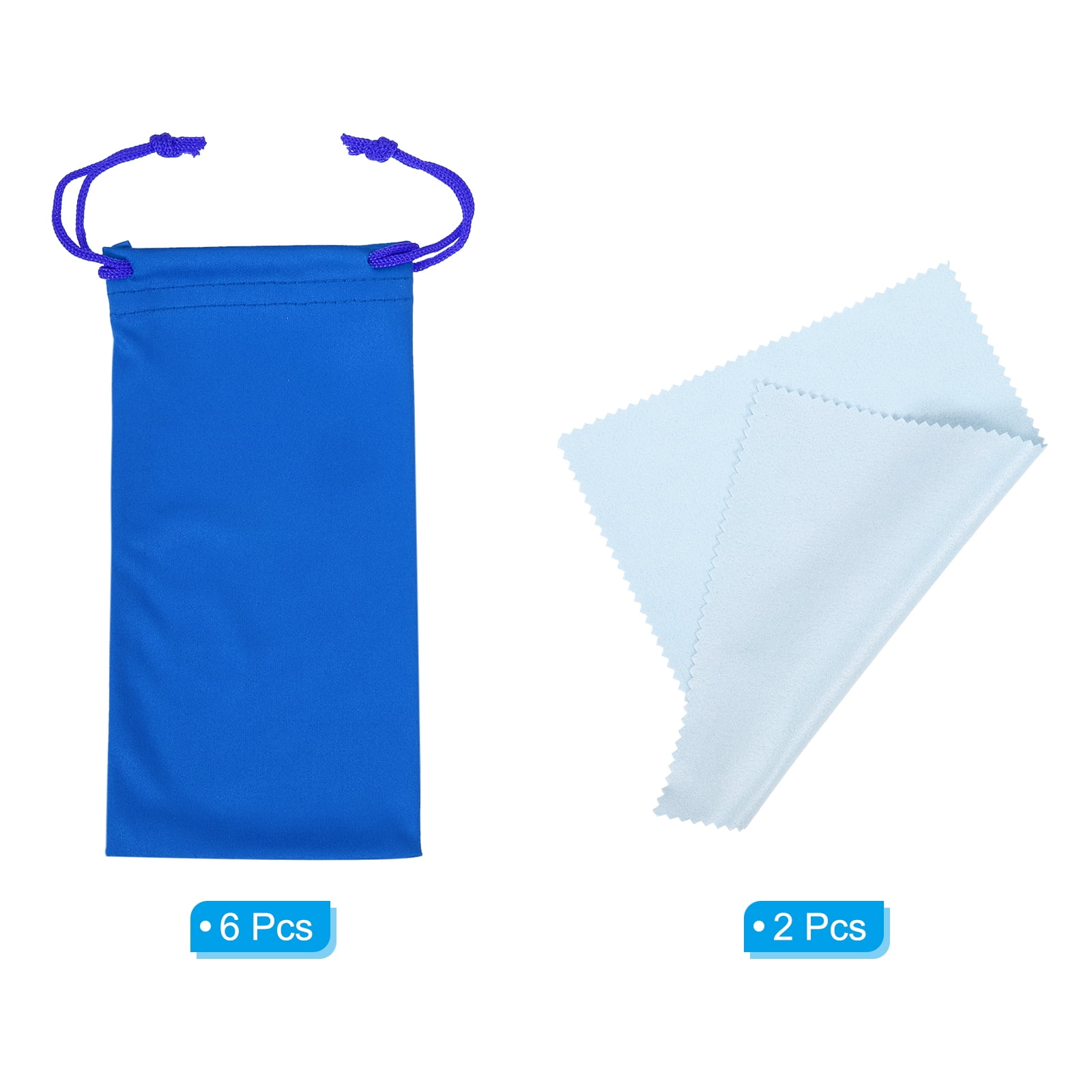 Uxcell Microfiber Glasses Bag Sunglasses Pouch with 