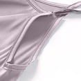 thumbnail image 5 of ylioge 2 Piece Satin Pajama Sets for Women Lace Splice Sleeveless Tank Tops Wide Leg Shorts Trendy Solid Color Soft Homewear Sleepwear Pajamas Outfits, 5 of 6