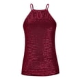 thumbnail image 4 of Womens Sequin Tank Top Sleeveless Sparkly Outfits for Women Shiny Tops Ladies Tops Womens Business Tops, 4 of 7