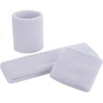 thumbnail image 2 of Minzimin Sweatband Set Sports Headband Wristband Set Sweatbands Terry Cloth Wristband Wrist Sweatband Headbands Moisture Wicking Sweat Absorbing Head Band, 2 of 7