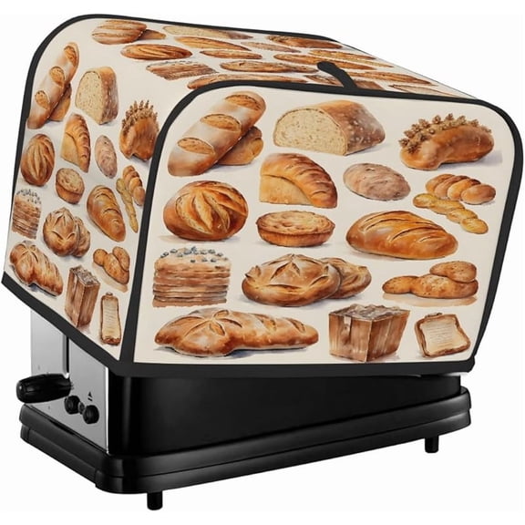 Toaster Cover 2 Slice, Types Of Bread Waterproof Small Appliance Cover, Dust-Proof Kitchen Accessories