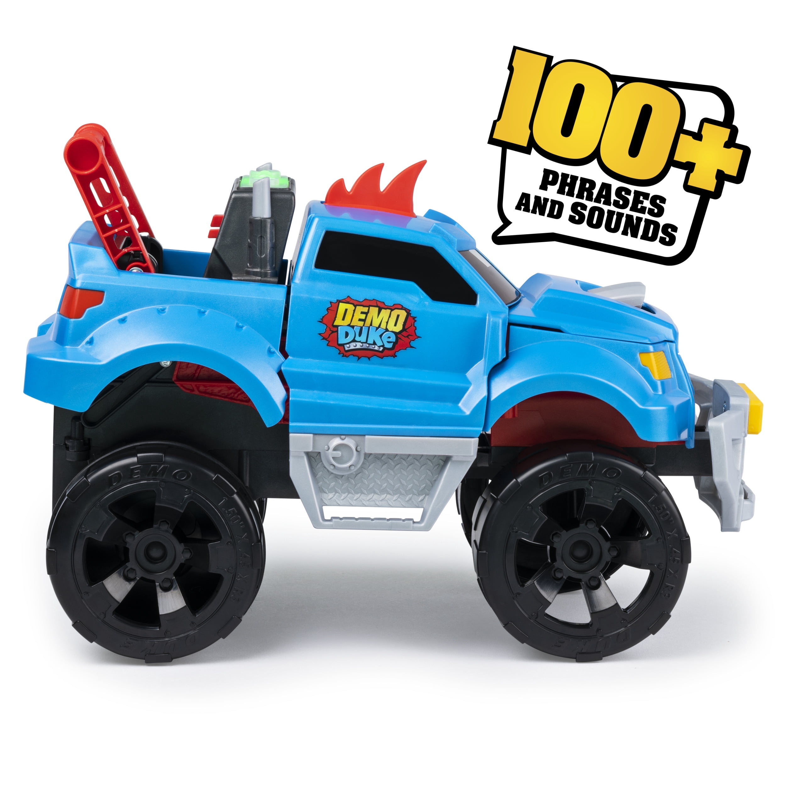 Demo Duke, Crashing and Transforming Vehicle with Over 100 Sounds and Phrases, for Kids Aged 4 and Up