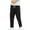 Black1, variant on yillto Mens Pants Straight Leg Palazzo Causal Dressy Trousers Elastic Waist Drawstring Pant with Pockets