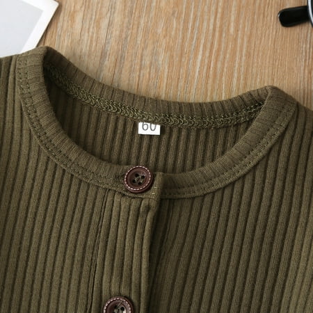 

Gubotare Baby Bodysuit Sets Baby Bodysuit Winter Baby Sweater Boy Girl Winter Clothes Knit Oversize Romper Warm Crewneck Long Sleeve Top Onesie for Toddlers Green 9-12 Months