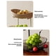 thumbnail image 2 of Wosthever Frutero grande de plástico de tres niveles y niveles con soporte de hierro para cocina, cuenco para frutas y verduras. Mostrada Color gris de 2 cuadrículas, 2 of 6